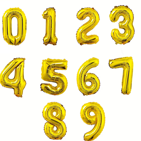 Foil Numbers - Large (40 inch/100cm)