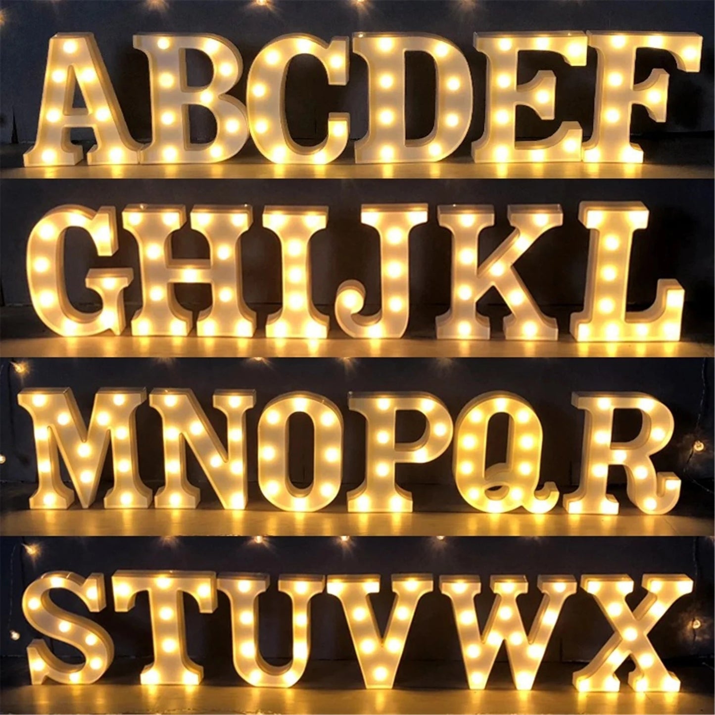 LED alphabets