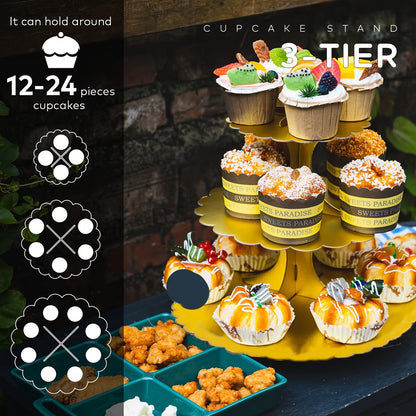 3-Tier Cup Cake Stand