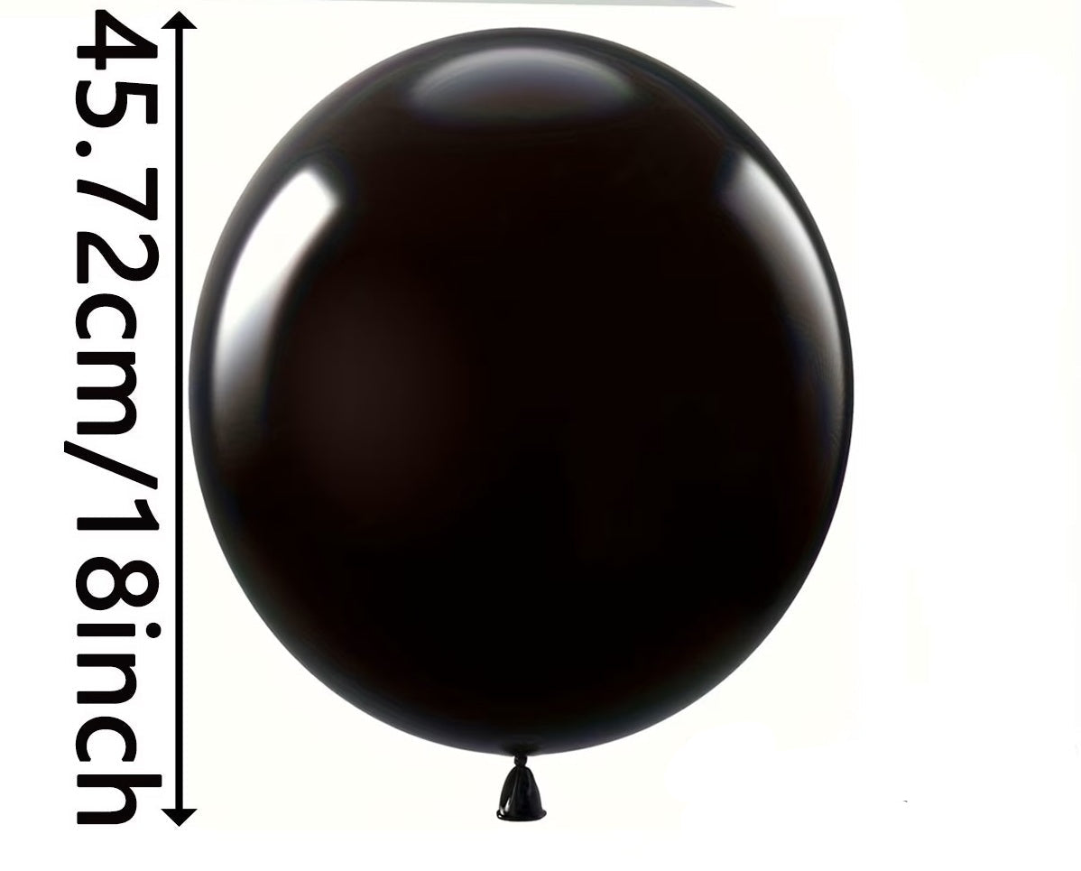 Jumbo (18 inch) matt latex balloons (Pack of 2)