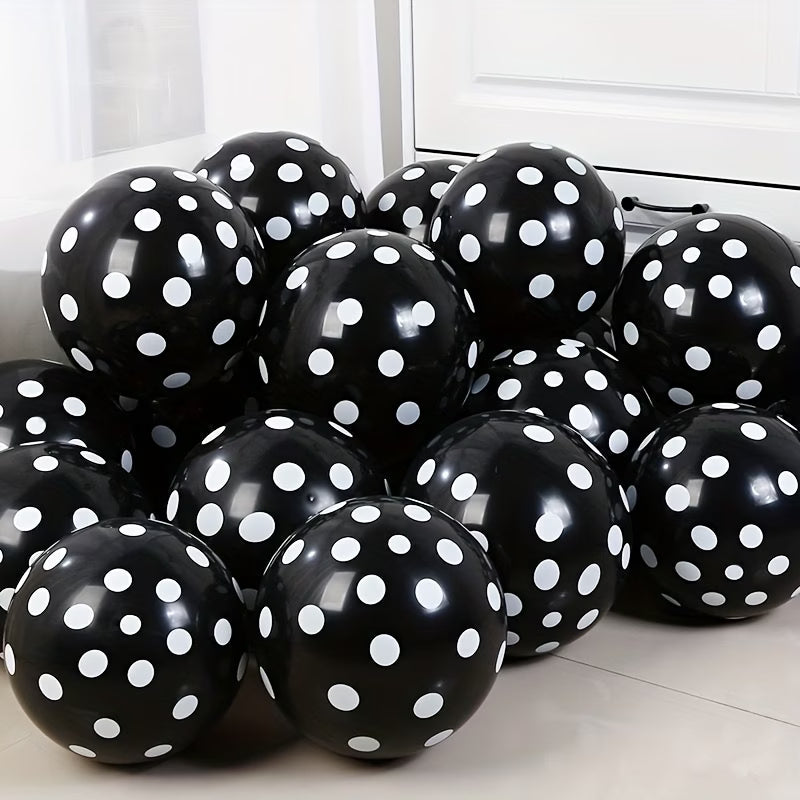 Dotted balloons latex - Pack of 10
