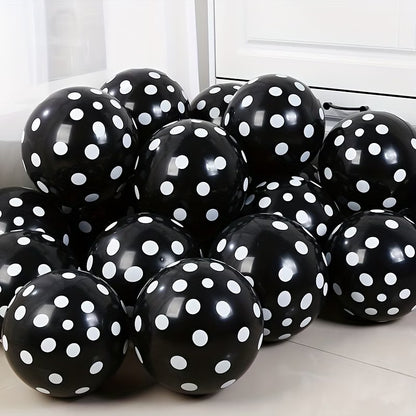 Dotted balloons latex - Pack of 10
