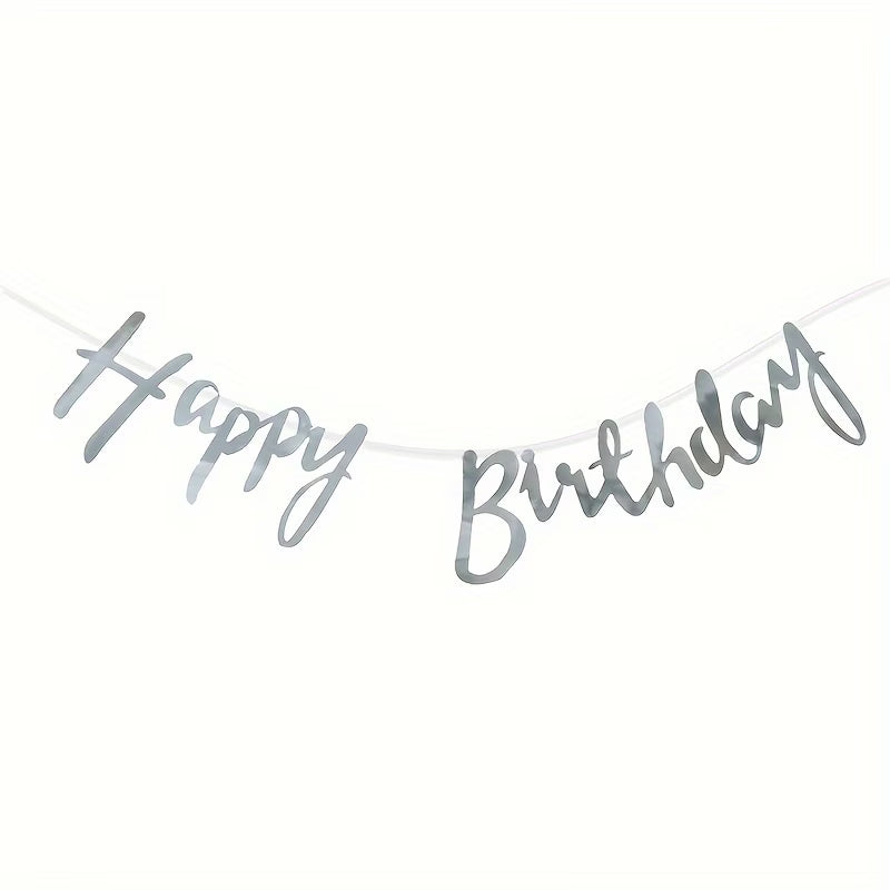Happy Birthday cut out banner