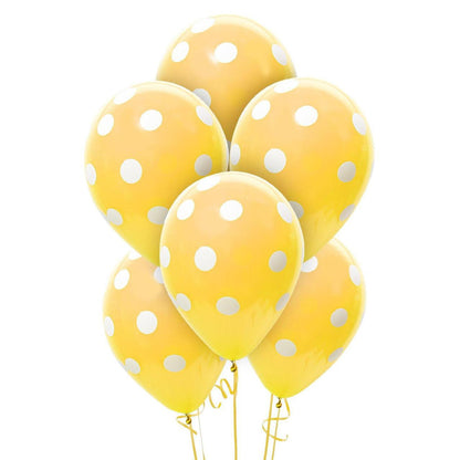 Dotted balloons latex - Pack of 10
