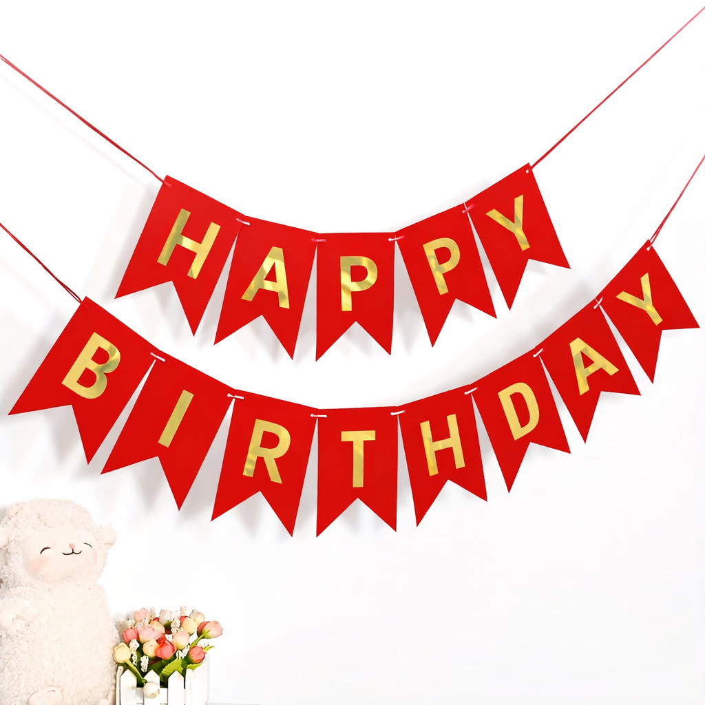 Happy Birthday Paper Banner