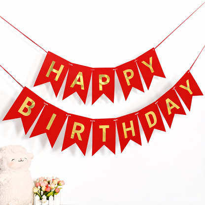 Happy Birthday Paper Banner