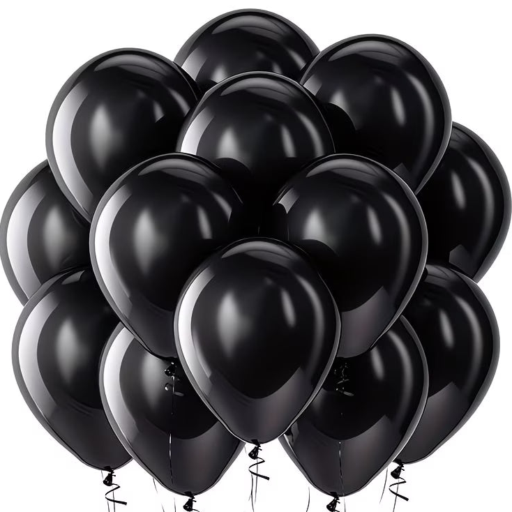 10 inch matt balloons - Pack of 25