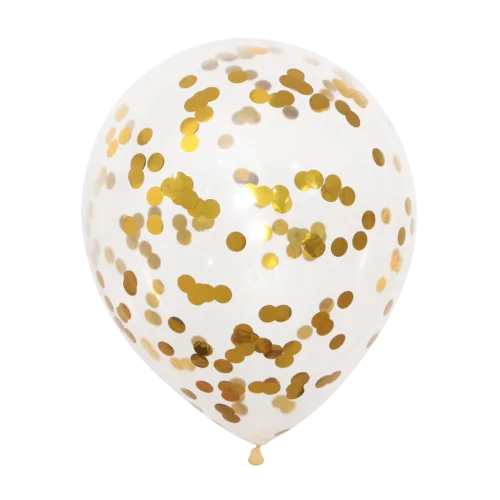 Confetti balloons latex - Pack of 10