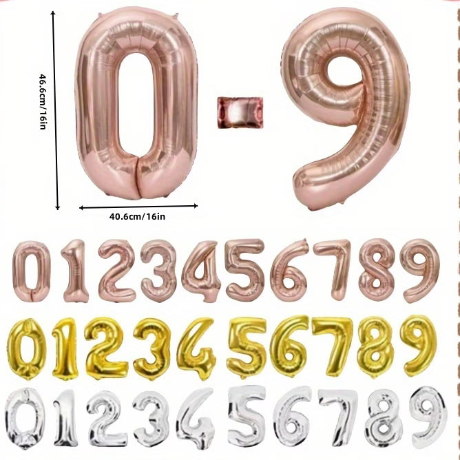 Foil Numbers - Small (16 inch/40cm)