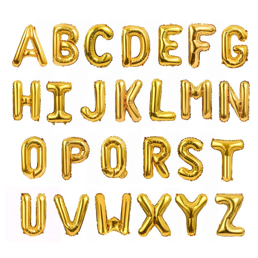 Foil Alphabets - 16 inch