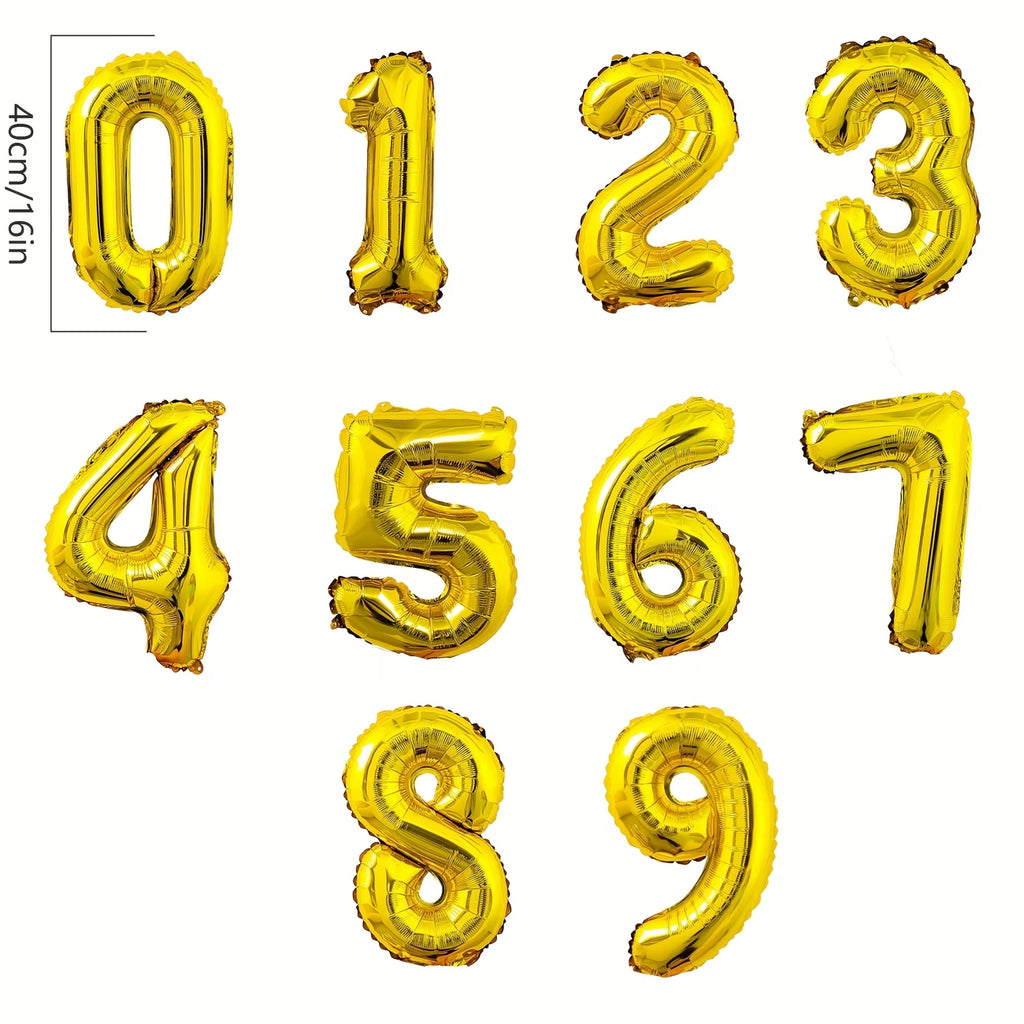 Foil Numbers - Small (16 inch/40cm)