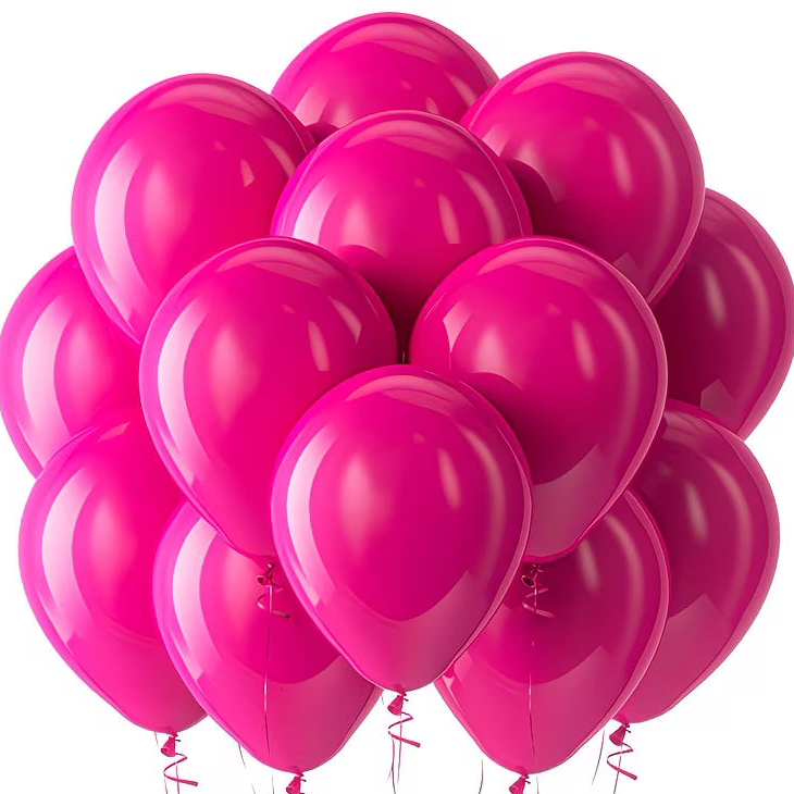 10 inch matt balloons - Pack of 25