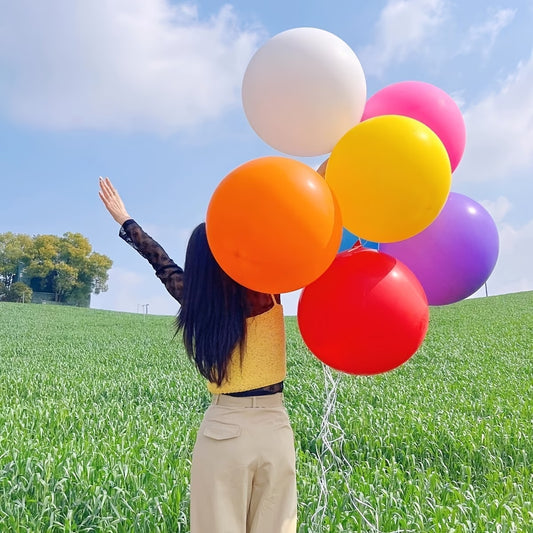 18 inch matt latex balloons (Pack of 3)