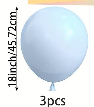 18 inch (Jumbo) latex balloons (Pack of 3)