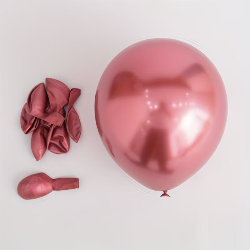 10 inch chrome balloons - Pack of 10