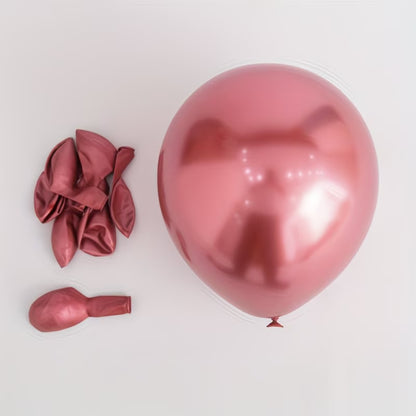18 inch chrome balloons latex - Pack of 2