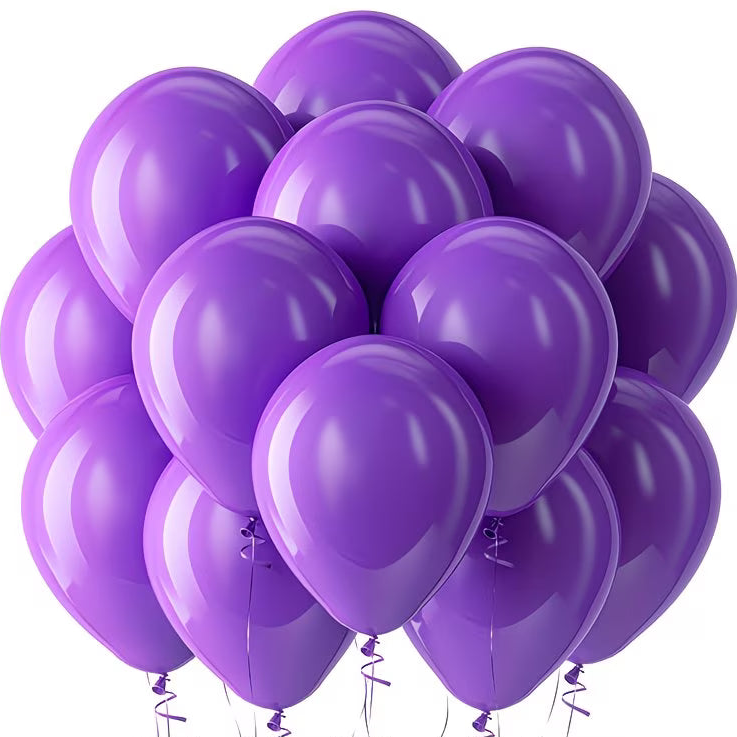 10 inch matt balloons - Pack of 25