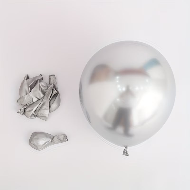 18 inch chrome balloons latex - Pack of 2