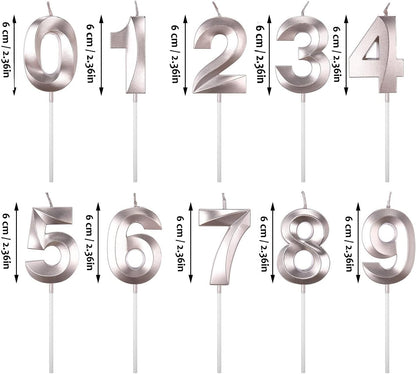 Number candles - 6 cm