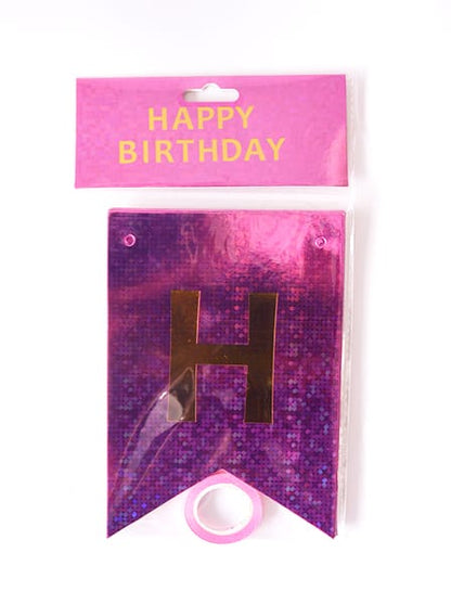 Happy Birthday Paper Banner