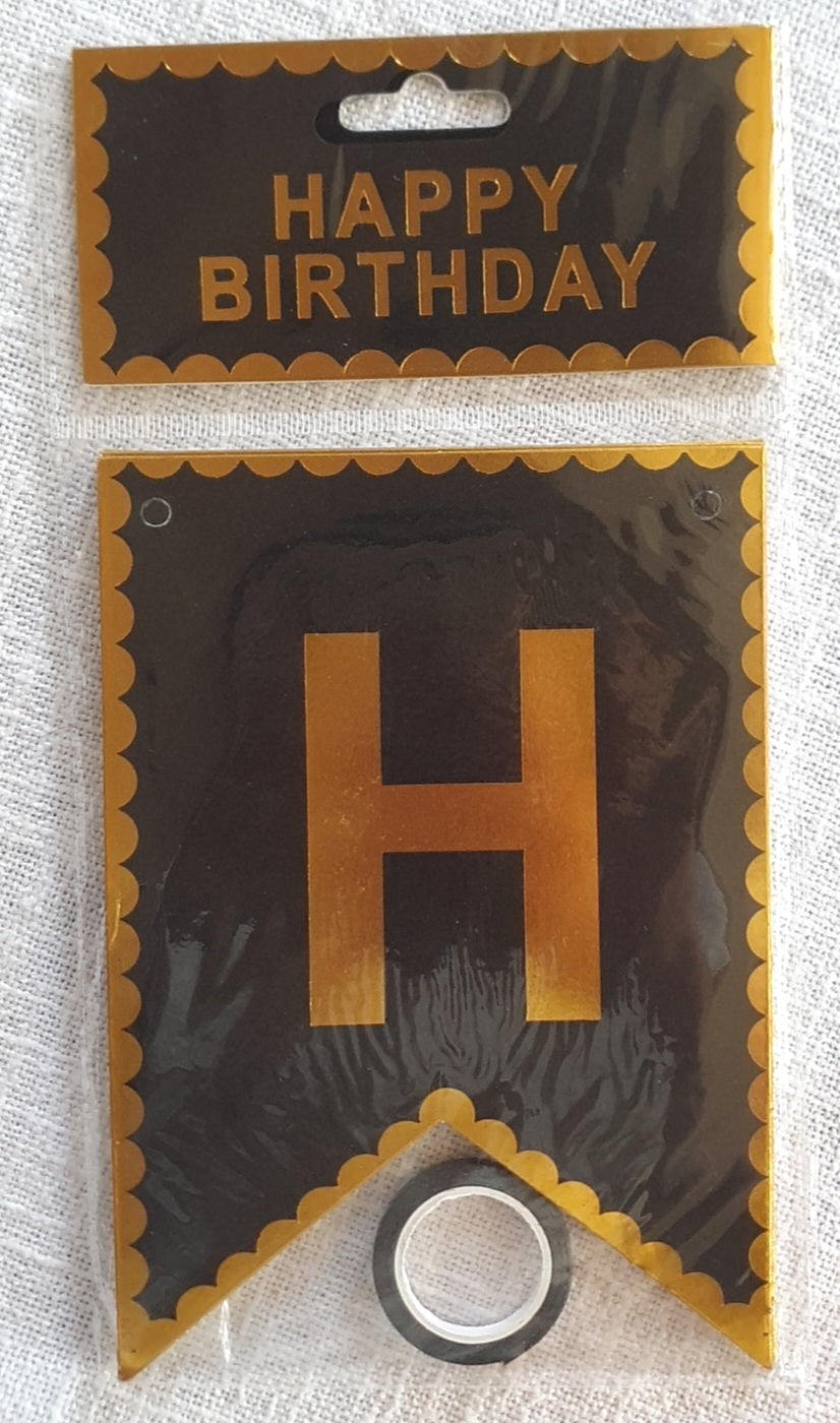 Happy Birthday Paper Banner