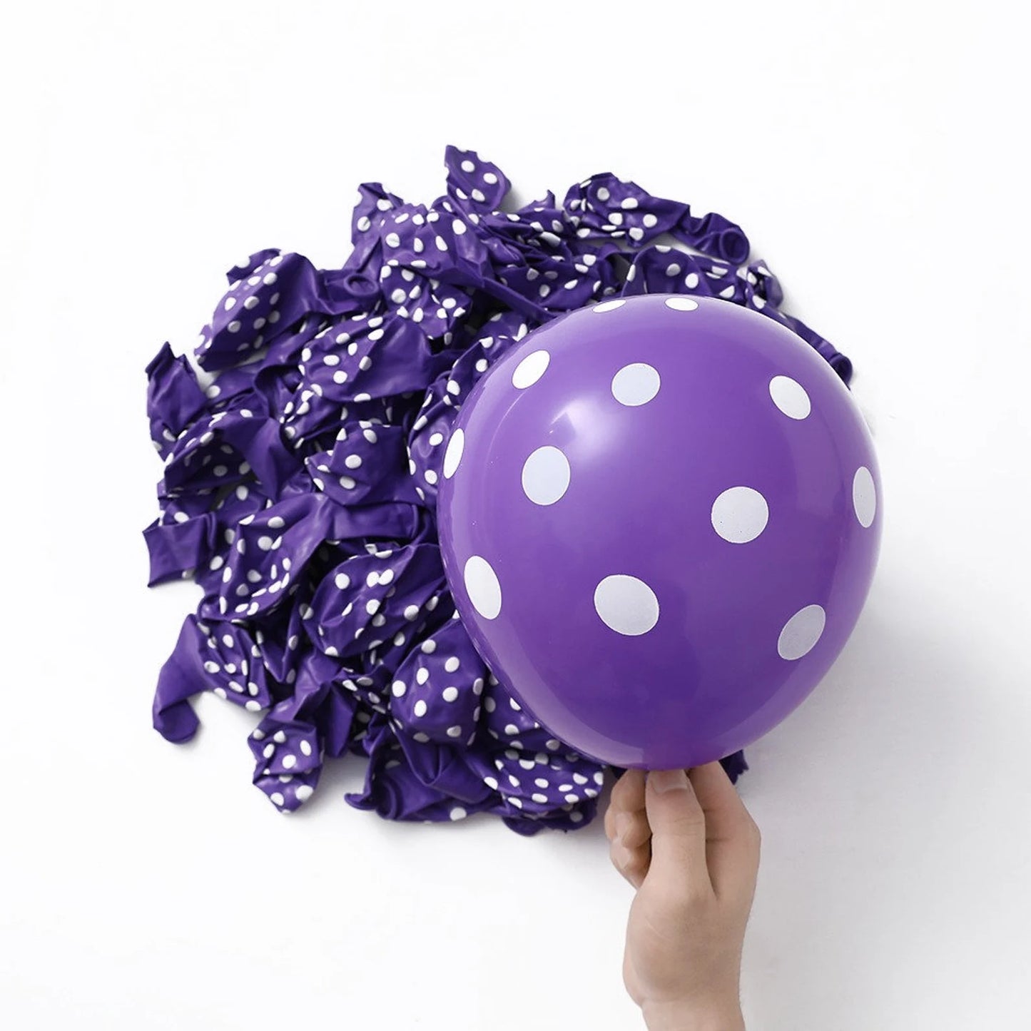 Dotted balloons latex - Pack of 10