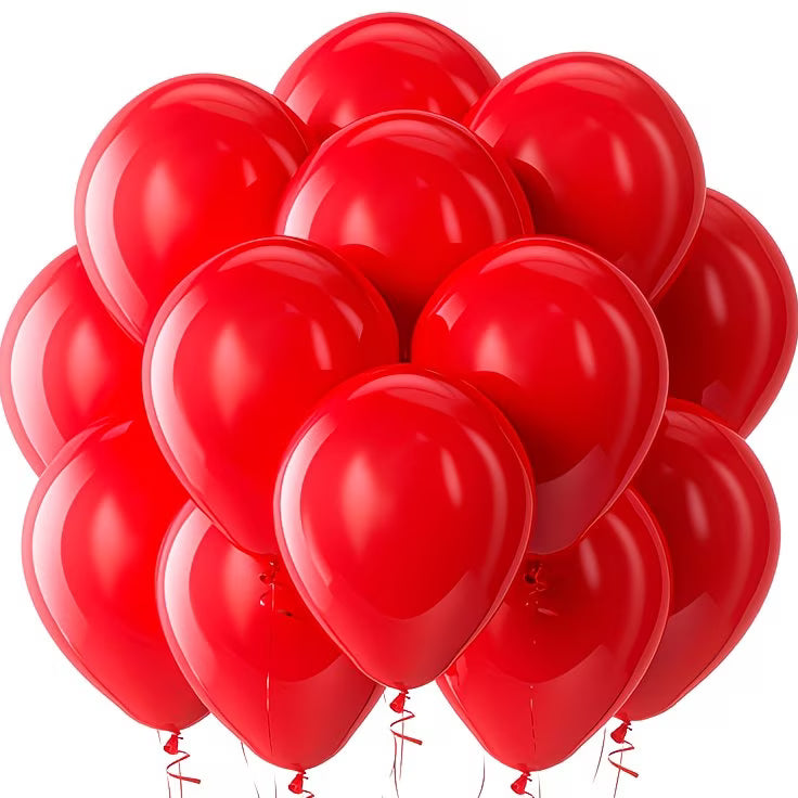 10 inch matt balloons - Pack of 25